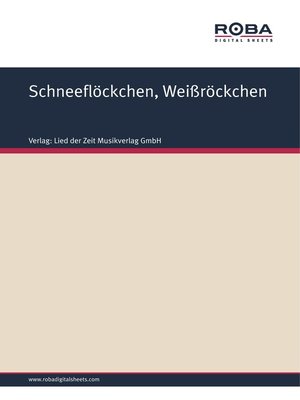 cover image of Schneeflöckchen, Weißröckchen